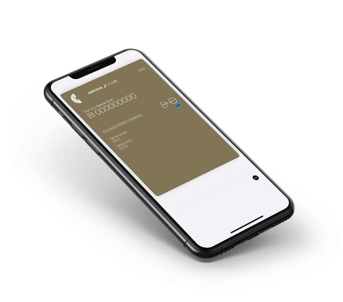 Móvil con tarjeta Iberia Club Oro