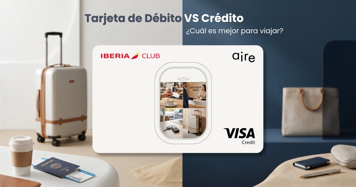 tarjeta debito vs credito - iberia cards