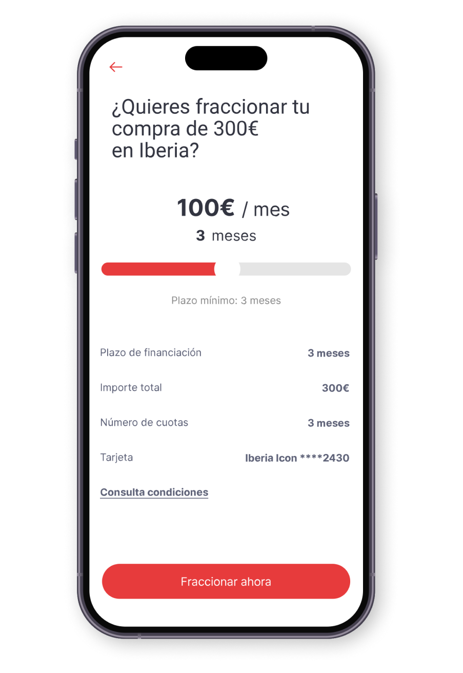 ¿Quieres fraccionar tu compra?