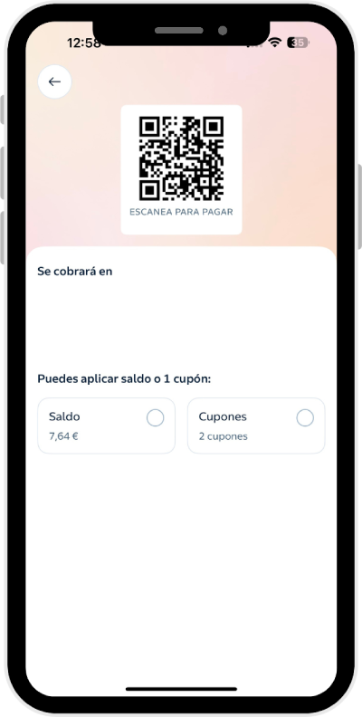 Personalización de pagos de una app móvil